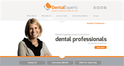 Desktop Screenshot of dentalexperts.com