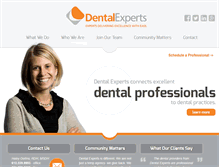 Tablet Screenshot of dentalexperts.com